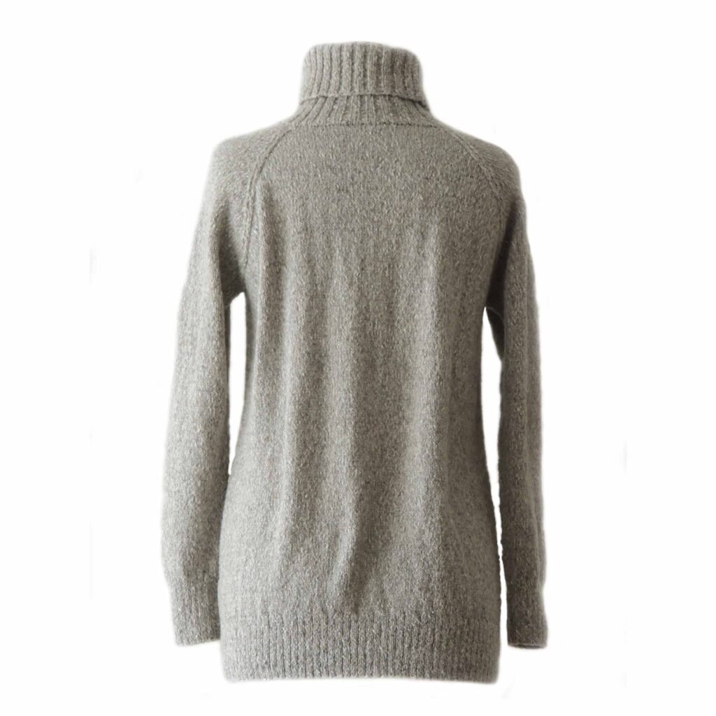 PFL knitwear sweater with cable pattern ECO alpaca - pima cotton
