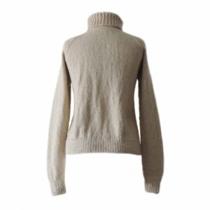 PFL knitwear sweater with cable pattern ECO alpaca - pima cotton