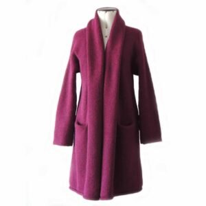 PFL knitwear cardigan - coat felted alpaca blend