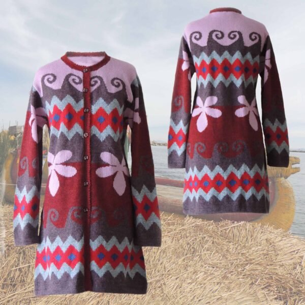 PFL knitwear Intarsia knitted cardigans alpaca