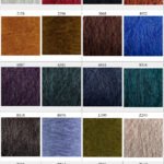 PFL knitwear yarn colors 74% suri alpaca / 22% merino wool / 4% polyamide