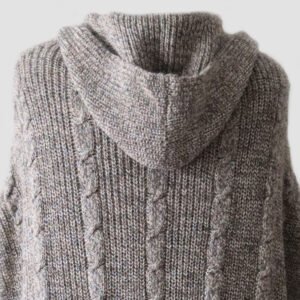 PFL Knitwear poncho / cape alpaca blend / 100% alpaca / baby alpaca