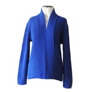 01-2061-NN pfl knitwear wholesale Women's shawl cardigan with large pockets.