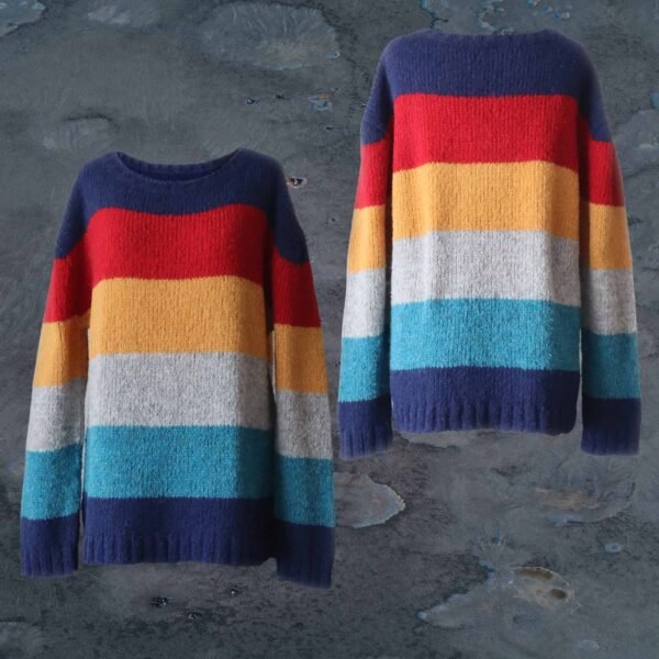 22-2009 PFL knitwear Sweater alpaca blend, soft brushed yarn