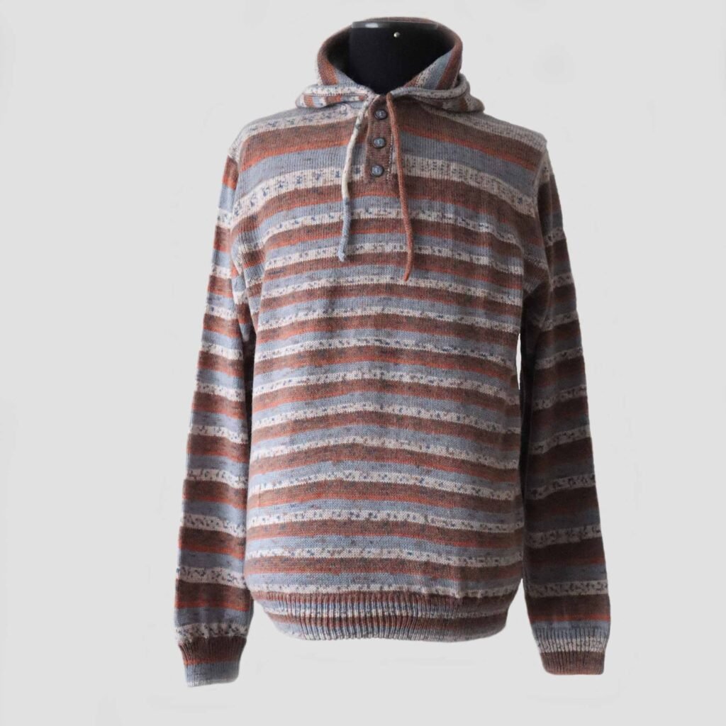PFL 22-2501-NN Hooded sweater unisex, alpaca blend, lounge / streetwear