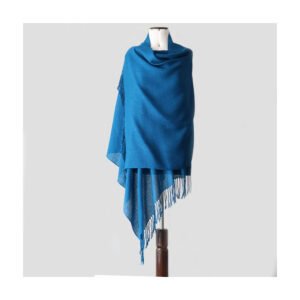 22-4106-NN pfl knitwear manufacturer wholesale stole, shawl, hand woven royal alpaca.