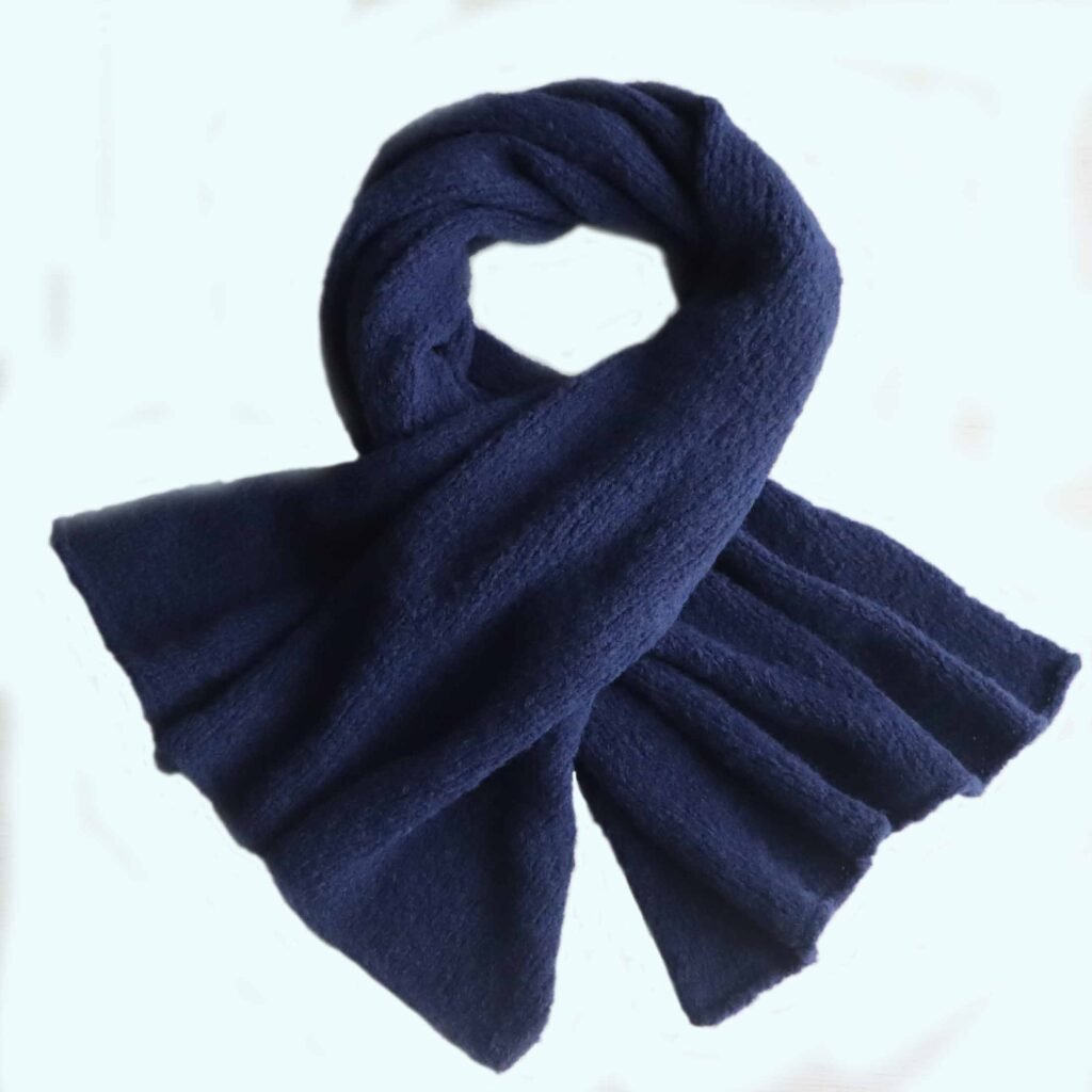 22-4107-NN pfl knitwear manufacturer wholesale shawl brushed alpaca blend 51 x 24 inch / 130 cm x 60 cm.