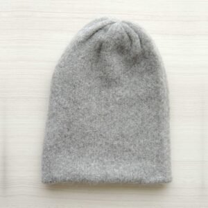 31-2046-NN pfl knitwear wholesale manufacturer Beanie - hat / short scarf, felted alpaca blend double knitted.