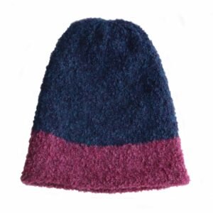 22-4202-NN pfl knitwear wholesale manufacturer Hat / Beanie 2 color design double knitted stretchable.