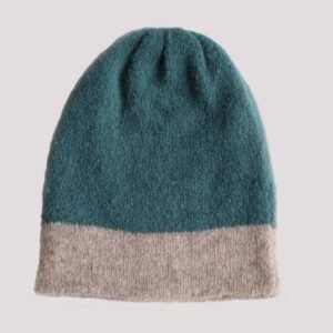 22-4202-NN pfl knitwear wholesale manufacturer Hat / Beanie 2 color design double knitted stretchable.