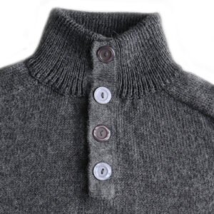 22-8101-NN pfl knitwear wholesale manufacturer men's sweater (baby) alpaca with high col.